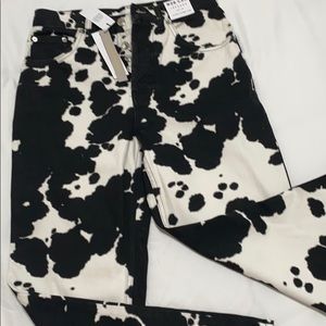 TOPSHOP 90s Cowprint